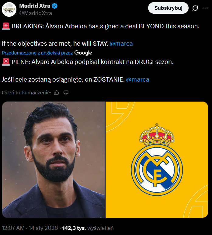 TAK DŁUGO może trwać KADENCJA Alvaro Arbeloi w Realu Madryt!